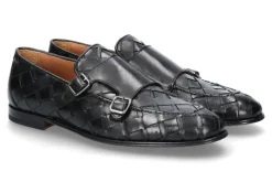 Herren Corvari Monk GARDA INTRECCIO- nero/ schwarz