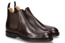 Herren Crockett & Jones Boot CHELSEA 5 WAX CALF- dunkelbraun