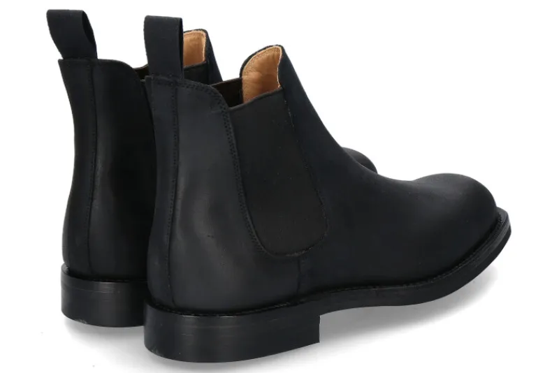 Herren Crockett & Jones Boot CHELSEA 5 ROUGH- OUT SUEDE- schwarz