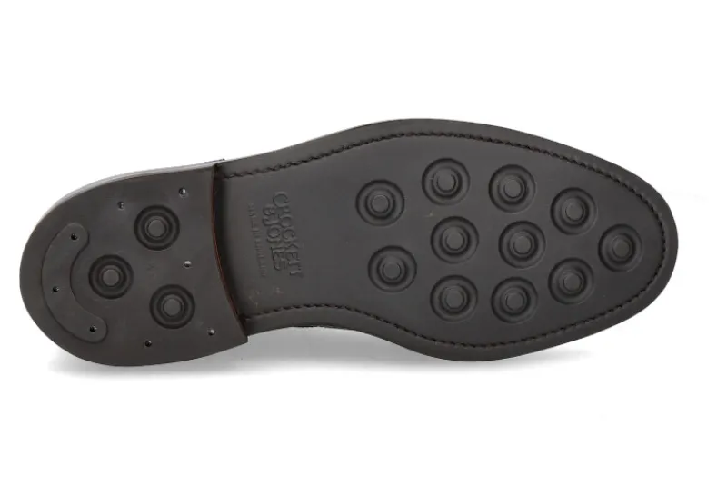 Herren Crockett & Jones Derby PEMBROKE SCOTCH GRAIN- dunkelbraun