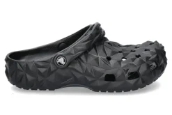 Damen Crocs Pantolette CLASSIC GEOMETRIC CLOG- schwarz