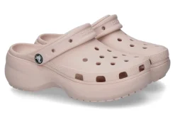 Damen Crocs Pantolette CLASSIC PLATFORM CLOG- quartz