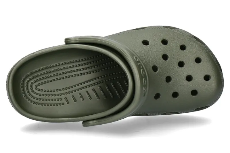 Damen Crocs Pantolette CLASSIC CLOG army green/grün