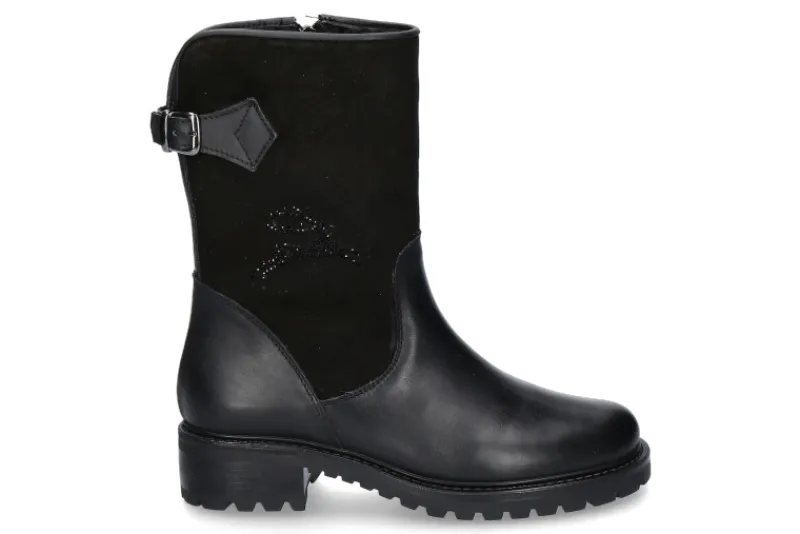 Damen Diavolezza Boots gefüttert 441 RUNNER STRASS- schwarz