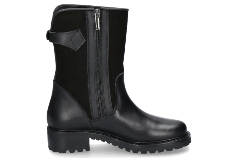 Damen Diavolezza Boots gefüttert 441 RUNNER STRASS- schwarz