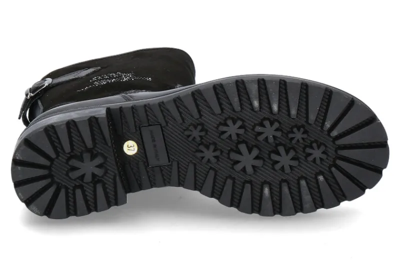 Damen Diavolezza Boots gefüttert 441 RUNNER STRASS- schwarz