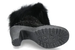 Damen Diavolezza Fellstiefelette gefüttert 851 NERO
