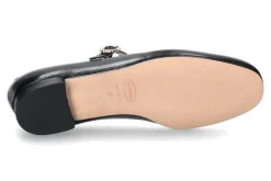 Damen dirndl + bua Ballerina Ziegennappa schwarz