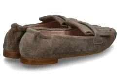 Damen dirndl + bua Damen- Slipper ANTIKBOCK- taupe