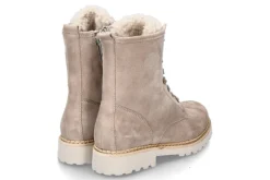 Damen dirndl + bua Damen- Stiefelette gefüttert VELOUR- sand