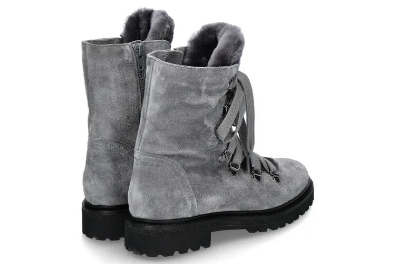 Damen dirndl + bua Damen- Stiefelette gefüttert LIGHT CACHMIRE- grey/grau