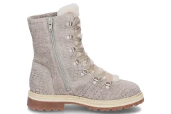 Damen dirndl + bua Damen-Stiefelette gefüttert KROKO cerbiatto/steingrau