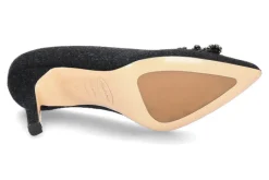 Damen dirndl + bua Pumps LODEN- schwarz