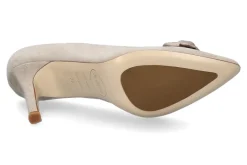 Damen dirndl + bua Pumps ZIEGENVELOUR BEIGE