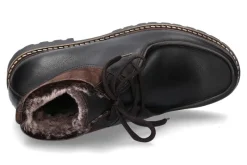 Herren dirndl + bua Schnürboots gefüttert PANIOLO LAMMFELL MORO - dunkelbraun
