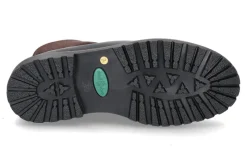 Herren dirndl + bua Schnürboots gefüttert PANIOLO LAMMFELL MORO - dunkelbraun