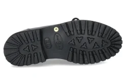 Damen dirndl + bua Schnürer BRUTINI LAMMFELL - schwarz