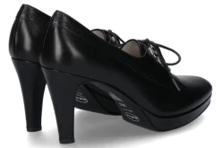 Damen dirndl + bua Schnürpumps ZIEGENNAPPA SCHWARZ (36)