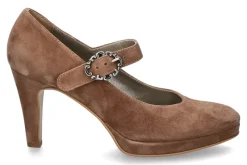 Damen dirndl + bua Spangenpumps ZIEGENVELOUR ANITKROSÈ