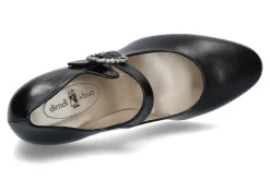 Damen dirndl + bua Spangenpumps ZIEGENNAPPA SCHWARZ