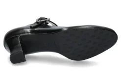 Damen dirndl + bua Spangenpumps ZIEGENNAPPA SCHWARZ