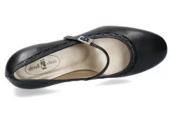 Damen dirndl + bua Spangenpumps ZIEGENNAPPA SCHWARZ (41)