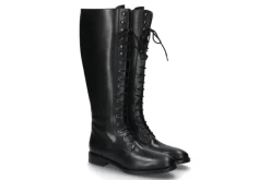 Damen dirndl + bua Stiefel BULGARO SCHWARZ