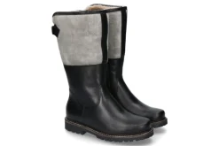 Damen dirndl + bua Stiefel gefüttert PANIOLO VELOUR SCHWARZ KHAKI (41)