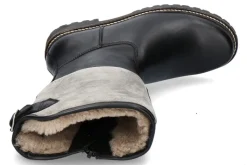 Damen dirndl + bua Stiefel gefüttert PANIOLO VELOUR SCHWARZ KHAKI (41)