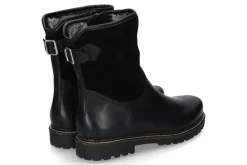 Herren dirndl + bua Stiefelette gefüttert PANIOLO VELOUR SCHWARZ