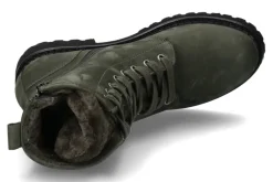 Damen dirndl + bua Stiefelette gefüttert NUBUK LAMMFELL SAFARI