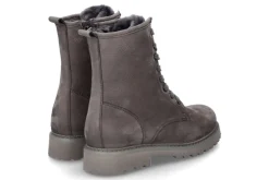 Damen dirndl + bua Stiefelette gefüttert NUBUK LAMMFELL GRAU