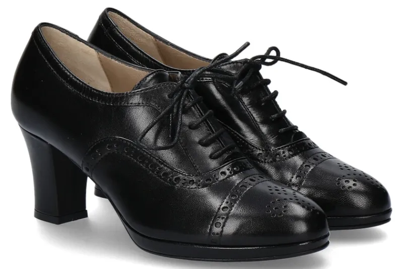 Damen dirndl + bua Stiefelette ZIEGENNAPPA SCHWARZ (41)