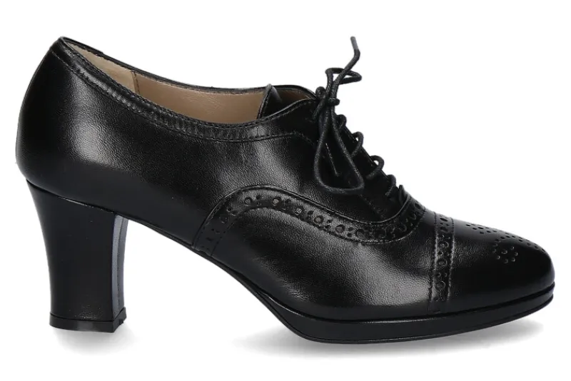 Damen dirndl + bua Stiefelette ZIEGENNAPPA SCHWARZ (41)