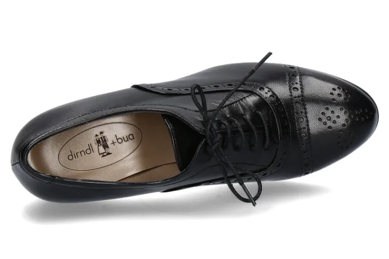 Damen dirndl + bua Stiefelette ZIEGENNAPPA SCHWARZ (41)