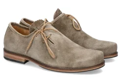 Herren dirndl + bua Trachtenschuh ANTIKBOCK TAUPE (42½)