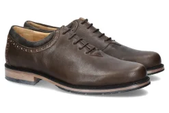 Herren dirndl + bua Trachtenschuh 6036 SANTIAGO ANTIKBOCK OLIV AHORN (46½)