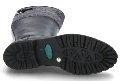 Damen dirndl + bua Dirndl und Bua Stiefel gefüttert CRUST LODEN SCHWARZ GRAU  (40)