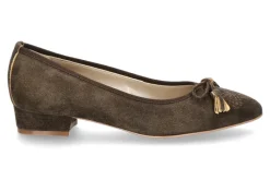 Damen dirndl + bua dirndl+bua Trachten-Pumps 1859 ANTIKBOCK- moor