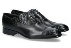 Herren Doucal's Schnürer BURN NERO FIANCO NERO (43½)