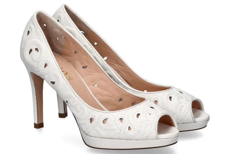 Damen Dyva Peeptoe NAPPA PANNA (40)