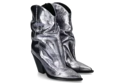 Damen Elena Iachi Elana lachi Cowboy Boots STARS SILVER