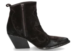 Damen Elena Iachi Elana lachi Cowboy Boots VELOUR WASH- ebano/ dunkelbraun