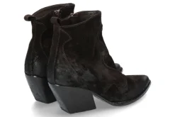 Damen Elena Iachi Elana lachi Cowboy Boots VELOUR WASH- ebano/ dunkelbraun