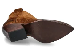 Damen Elena Iachi Cowboy- Bootie HOMBRE WASH- cognac