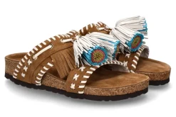 Damen Elena Iachi Elena lachi Pantolette C-10 SUEDE- tan/braun