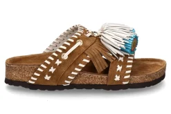 Damen Elena Iachi Elena lachi Pantolette C-10 SUEDE- tan/braun