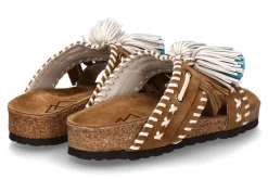 Damen Elena Iachi Elena lachi Pantolette C-10 SUEDE- tan/braun