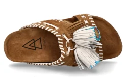 Damen Elena Iachi Elena lachi Pantolette C-10 SUEDE- tan/braun