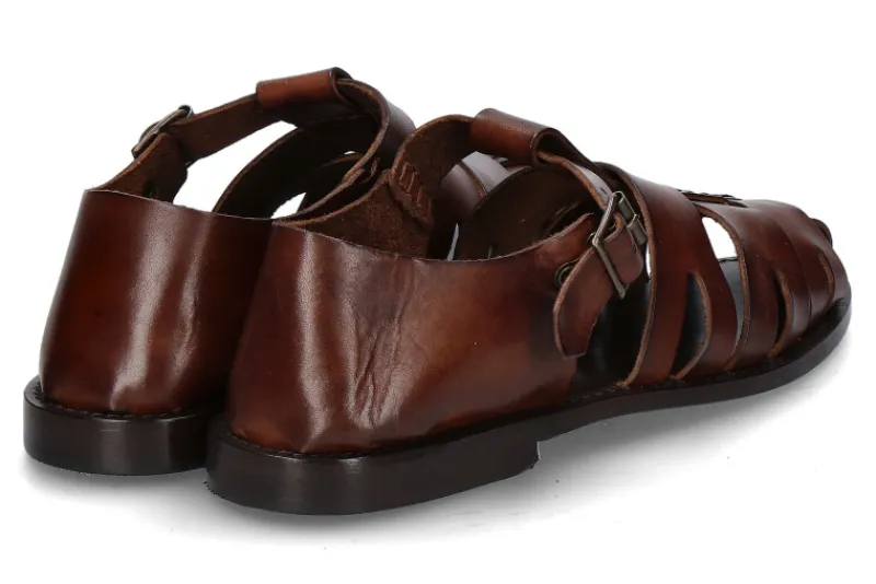 Herren Emozioni Gladiator Sandale Leder braun 530